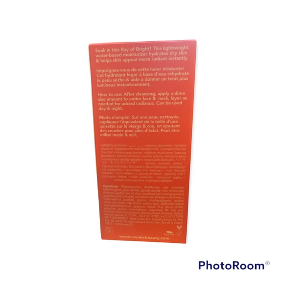 AWAKE Ray of Bright moisturizer *NEW* NEVER USED* 1.70 Fl Oz - Picture 3 of 3